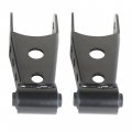 Labwork Black 6400 Rear Lowering Shackle Kit Replacement For Chevy Dodge F-150 Gmc