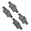 Disc Brake Pads For Mercedes Benz Gl320 2007 2008 2009 Front Electronic Wear Sensor Type 2 03 Inner Height 5 52 In Pad Width 