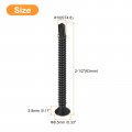 Uxcell 10 X 2-1 2 Sheet Metal Screws 50pcs Black Oxide 410 Stainless Steel Flat Head Phillips Drive Self Drilling