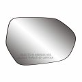Passenger Side Non Heated Mirror Glass With Backing Plate For Camry Sedan Hybrid And Corolla Without Bsds 4 15 16 In X 7 1 