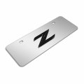Ipick Image For Nissan 370z Z Logo European Look Half-size Chrome Stainless Steel License Plate