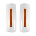 High Soar Door Mirror Cover For Intertional Prostar Lonestar A White 2002-2018 Driver Passenger Side A Pair 
