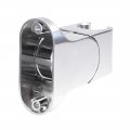 Uxcell Shower Head Holder Adjustable Abs Wall Mount Handheld Bracket Silver Tone 72x50x80mm
