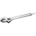 W418p 18 In Large Adjustable Wrench Heat Treated Alloy Steel With Polished Heads For Smooth Operation Silver Finish 