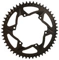 316k-50 50 Tooth 520 Pitch Hardcoat Rear Sprocket 7075 T6 Aluminum Construction With Clear Anodized Finish And Debris Clearing 