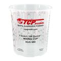 Pack Of 12 Each 80 Ounce Paint Mixing Cups 2-1 2 Quarts By Custom Shop Have Calibrated Ratios On Side Cup And Epoxy 