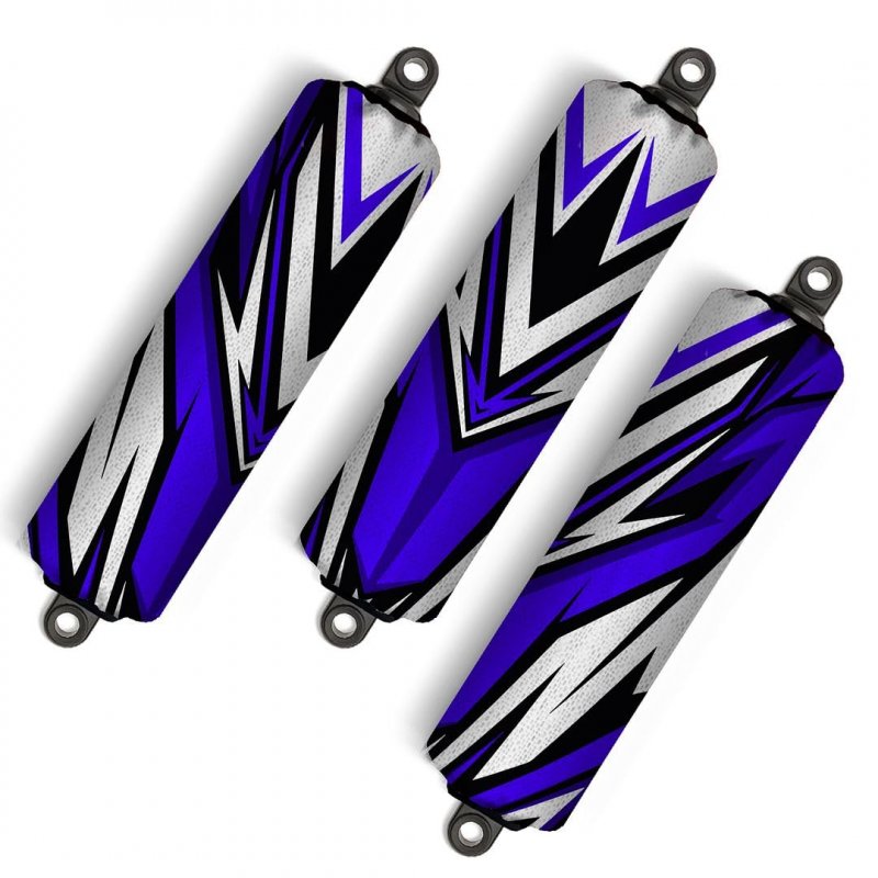 Vps Shock Cover For Can Am Bombardier Ds 250 Ds250 Set Of 3 Blue Color Nd10