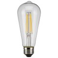 Satco S21364 8w Vintage 3000k E26 St19 Led Clear 