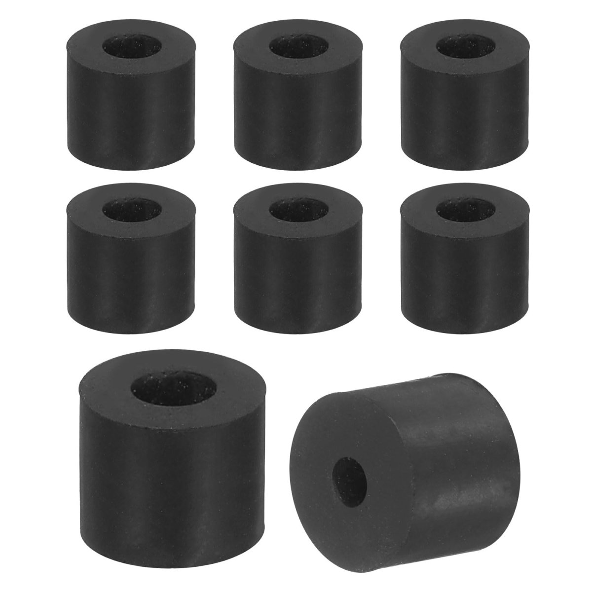 18pcs Thick Rubber Spacer 2 Inch Od X 1 4 Id 3 8 Thickness Round Bushings Anti Vibration Flat Washers For Home Industrial
