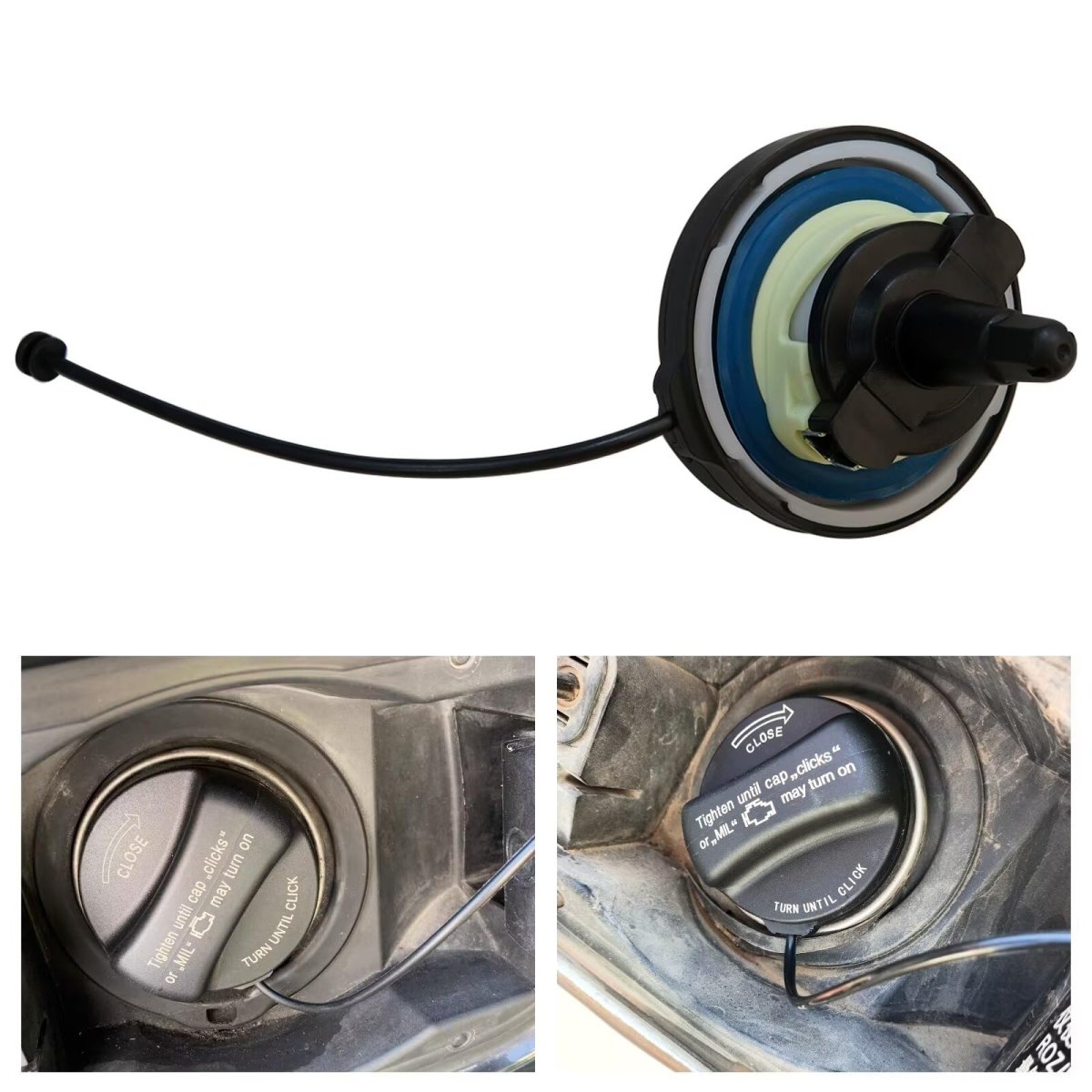 16117222391 Fuel Cap Repl 10844 31848 Gas For Bmw 750li 2003-2015