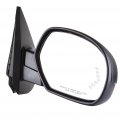 Ocpty Black Passenger Side View Mirror Textured With Power Adjustment Folding Heated Turn Signal Memory Puddle Lamp Compatible