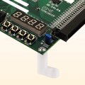 Uxcell 80pcs Circuit Board Pcb Spacers L Shape Insulated Plastic Fixed Mounting Feet 0 8 Supporting Height With M3 Screw