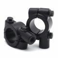 Httmt- Jingzuo-m8-22- 8mm Motorcycle Chrome 7 8 22mm Aluminum Handlebar Mirrors Mount Clamp 1 Set For Atvs Kawasak Suzuk H-d 