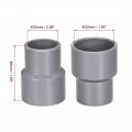 Uxcell Pvc Dwv Reducing Coupling Schedule 40 Gray 25mm X 32mm Socket 2pcs