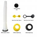Grabote Gas Can Spout Replacement Kit Universal Flexible Pour Nozzle With Gasket Stopper Caps Stripe Cap For Water Jugs Jerry