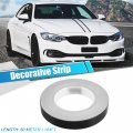 X Autohaux 0 8 Width 164ft Decorative Strips Waterproof Reflective Tape Sticker Warning Black For Car Motorcycle