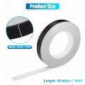 X Autohaux 0 8 Width 164ft Decorative Strips Waterproof Reflective Tape Sticker Warning Black For Car Motorcycle