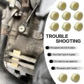Auto Transmission Shifter Cable Linkage Bushing Rubber Repair Kit For Chevrolet Silverado White 10pcs