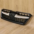 Kuafu Front Grille Grill Compatible With 2012-2014 Subaru Impreza Replacement For 91122fj000 Su1200158 Chrome Painted Bumper