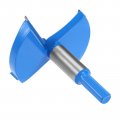 Uxcell Forstner Drill Bits 75mm Tungsten Carbide Wood Hole Saw Auger Opener Woodworking Hinge Drilling Boring Bit Cutter Blue