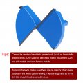 Uxcell Forstner Drill Bits 75mm Tungsten Carbide Wood Hole Saw Auger Opener Woodworking Hinge Drilling Boring Bit Cutter Blue