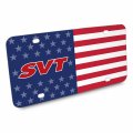 Ipick Image Made For Ford Svt Logo Usa Flag Graphic Special Aluminum Metal License Plate