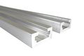 Lot 2 Each 36 Aluminum Track 4 By 3 8 Slot Accepts 1 Hex Bolts Or 5 16 T Countersunk Holes Every 6 112122 