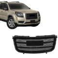Glossy Black Front Bumper Grille Upper Mesh Style Replacement For Acadia Denali 2013-2016 