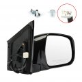 Ocpty Black Right Side Mirror Fit For 2007-2009 Rx350 Smooth Glass Heated Manual Folding