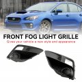Topteng 2pcs Front Fog Light Cover Bezel Grill Grille For Subaru Wrx Sti 2015-2017 57731va000 57731va010 57731va020 57731va030