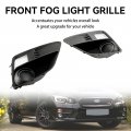 Topteng 2pcs Front Fog Light Cover Bezel Grill Grille For Subaru Wrx Sti 2015-2017 57731va000 57731va010 57731va020 57731va030