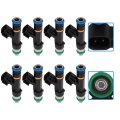 Fuel Injectors Set 280158138or 2007 2008ord F 150 2010 Ford F 250 F 350 Super Duty And Lincoln Mark Lt 8 Piece Injectors Set 