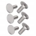A M12 X 30mm 304 Stainless Steel Round Head Carriage Coach Bolts Din603 6pcs 