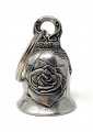 Bravo Bells Rose Biker Bell Accessory Or Key Chain For Good Luck On The Road 