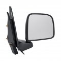 Passenger Side Door Mirror Ford Ranger 1995 2005 Manual Paddle Design Textured Black Replacement For Fo1321156 615343135076