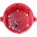 Red V6 Heavy Duty Performance Ignition Distributor Cap Compatible With 1992-2003 Dodge Pickup Dakota Ram 1500 3 9l Oem Fit