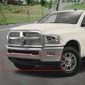 G-plus Front Bumper Air Deflector Valance Compatible With Ram 2500 3500 Textured Lower 68196533aa Ch1090149 2013-2018 Black
