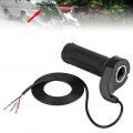 Motorcycle Accelerator Universal Electric Scooter Twist Speed Throttle Grip With 3 Wires 12 24 36 48v