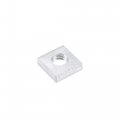 Uxcell Square Nuts M3x6mmx2mm Zinc-plated Metric Coarse Thread Assortment Kit 100 Pcs