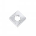 Uxcell Square Nuts M3x6mmx2mm Zinc-plated Metric Coarse Thread Assortment Kit 100 Pcs