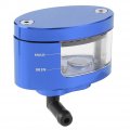 Qiilu Motorcycle Accessory Universal Brake Clutch Oil Cup Cylinder Fluid Tank Reservoir Bottle Blue
