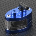 Qiilu Motorcycle Accessory Universal Brake Clutch Oil Cup Cylinder Fluid Tank Reservoir Bottle Blue