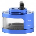 Qiilu Motorcycle Accessory Universal Brake Clutch Oil Cup Cylinder Fluid Tank Reservoir Bottle Blue