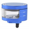 Motorcycle Accessory Universal Brake Clutch Oil Cup Cylinder Fluid Tank Reservoir Bottle Blue