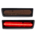 Hecasa Rear Led Side Marker Light For 2010-2013d Transit Connect Replacement For 9t1z15a201a 9t1z15a201d Smoke Lens Tail Red 2