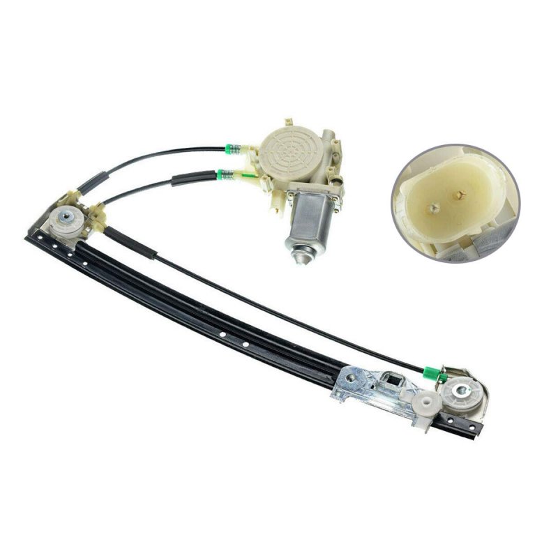 Rear Passenger Side Power Window Regulator With Motor For Bmw E39 528i 540i 1997-1998