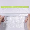 Pre-taped Masking Film 4 9 Ft X 82ft Plastic Drop Cloth With Medium-tack Painters Tape For Painting Protection Cyan 3pcs