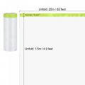 Pre-taped Masking Film 4 9 Ft X 82ft Plastic Drop Cloth With Medium-tack Painters Tape For Painting Protection Cyan 3pcs