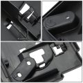 Factory Style Front License Plate Mounting Bracket Compatible With Mazda 3 I 2010 Matte Black