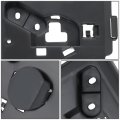 Factory Style Front License Plate Mounting Bracket Compatible With Mazda 3 I 2010 Matte Black
